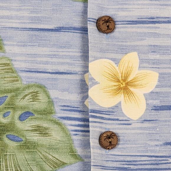 Jamaica Jaxx Men's Silk Shirt Short Sleeve Button Up Authentic Island Style Med - Picture 6 of 9